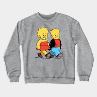 Legal Cartoon Mashup Crewneck Sweatshirt